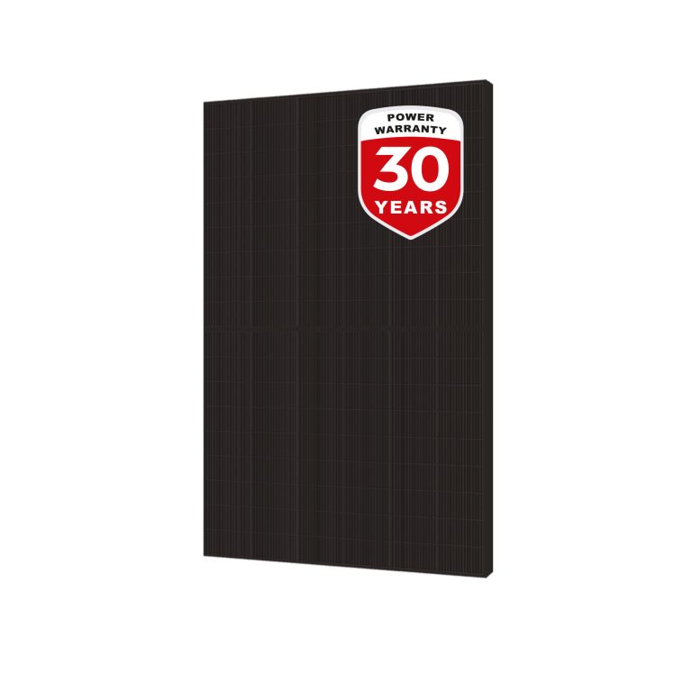 Full Black Sunpro 450 Watt Schwarzes Notizbuch mit einem Aufkleber „30 Jahre“ in der oberen linken Ecke.